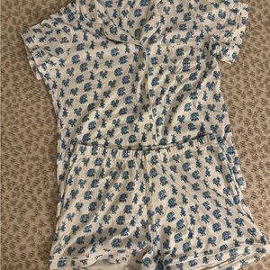 Roller Rabbit Blue Elephant Polo Pajamas